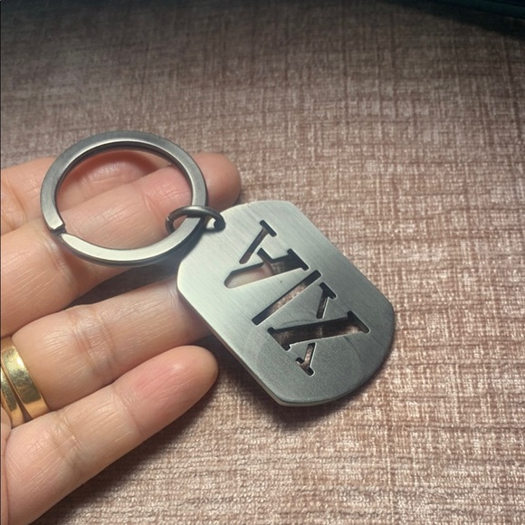Armani Exchange Silver Keychain - Picture 4 of 6